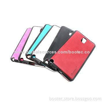 PU Leather Finishing Case for Samsung Galaxy Note 3, OEM/ODM Orders are Welcome